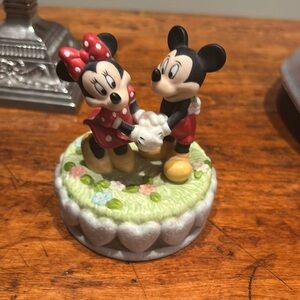 Vintage Mickie and Minnie music box.